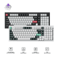 Keychron Q5 HE QMK 96% Fully Assembled Knob RGB Backlight Hot-Swappable Wireless Magnetic Switch Keyboard (Gateron Double-Rail Magnetic Nebula Switch)
