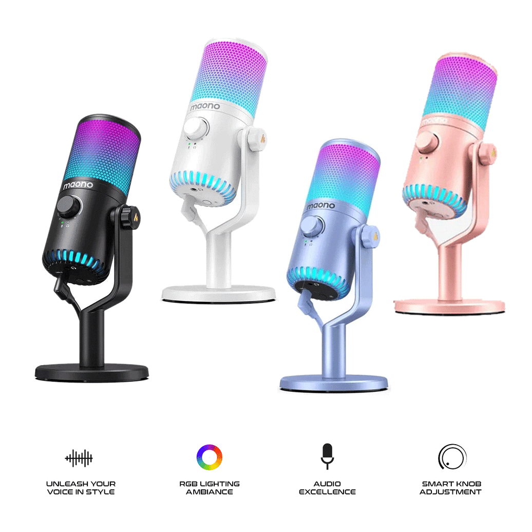 Maono DM30 RGB USB Condenser Microphone