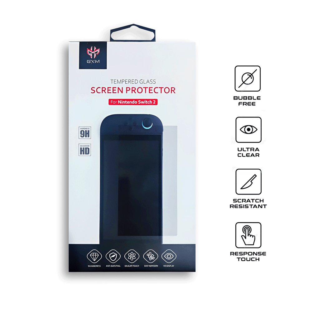 GXM Nintendo Switch 2 Tempered Glass
