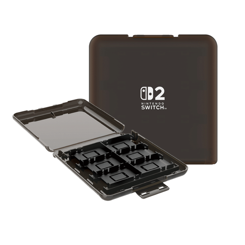 Hori Game Card Case 12 For Nintendo Switch 2 (Clear Black) NSX-008A