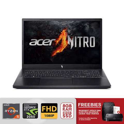 Acer Nitro V ANV 15-41-R023 15.6" FHD 165Hz Ryzen 5 - 6600H 8GB/512GB SSD RTX 2050 Win 11