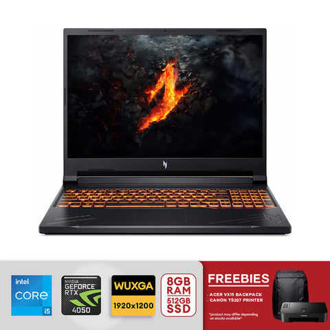 Acer Nitro V ANV 16-71-524U 16" WUXGA 165Hz Core i5 - 14450HX 8GB/512GB SSD RTX 4050 Win 11