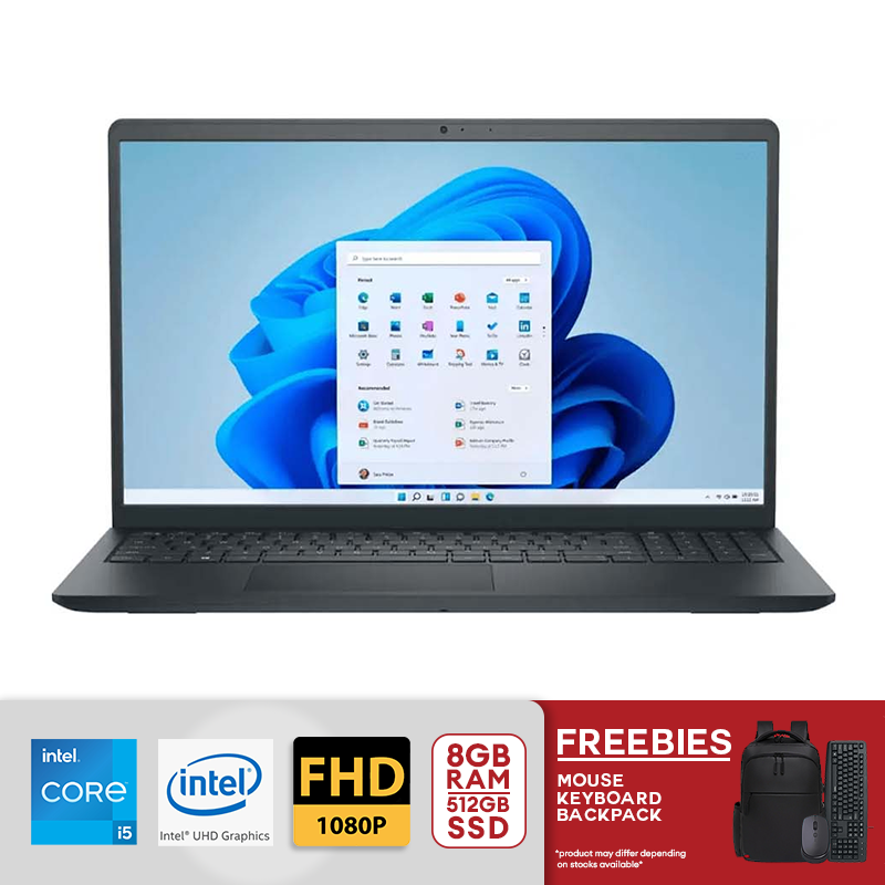 Dell Inspiron 15.6” IPS FHD Touch Screen Intel Core i5-1334U 8GB RAM 512GB SSD Intel UHD Graphics Win 11 Black