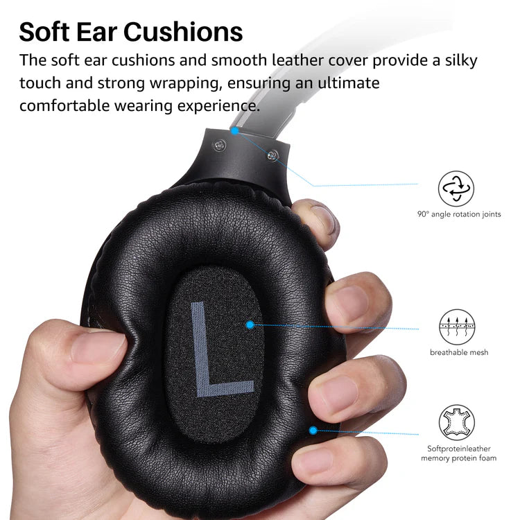 TOZO H100 Headphones Black