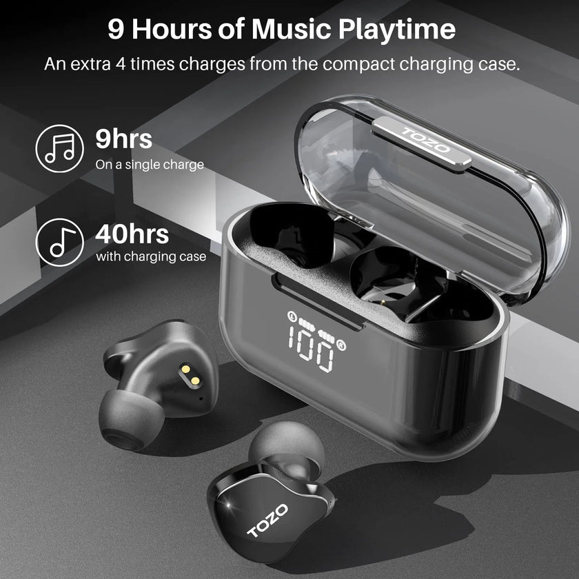 TOZO TWS Earbuds T18 Crystal Buds