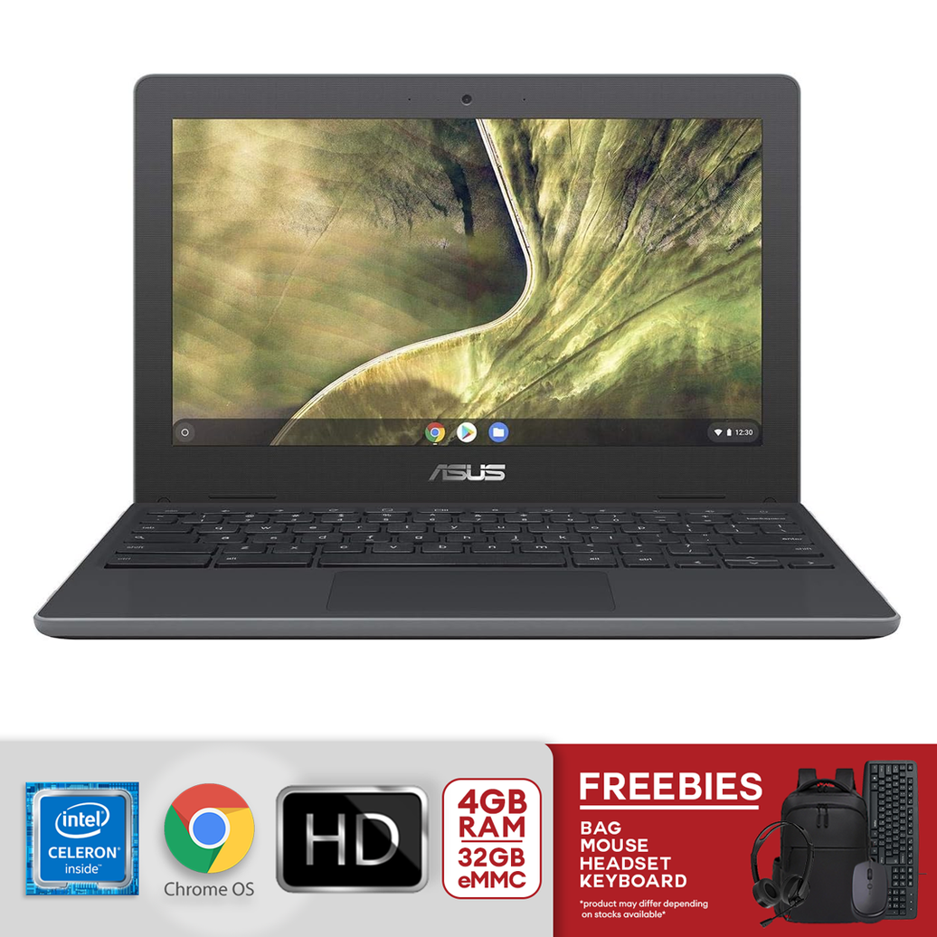 Asus 11.6" HD Laptop Celeron N4020 4gb/32gb eMMC C204MA-YB02-GR Dark Gray