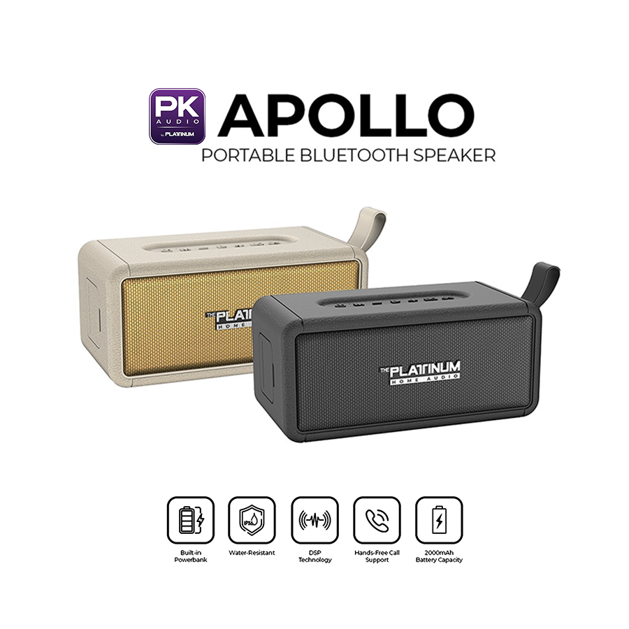 Platinum Karaoke APOLLO Portable Bluetooth Speaker