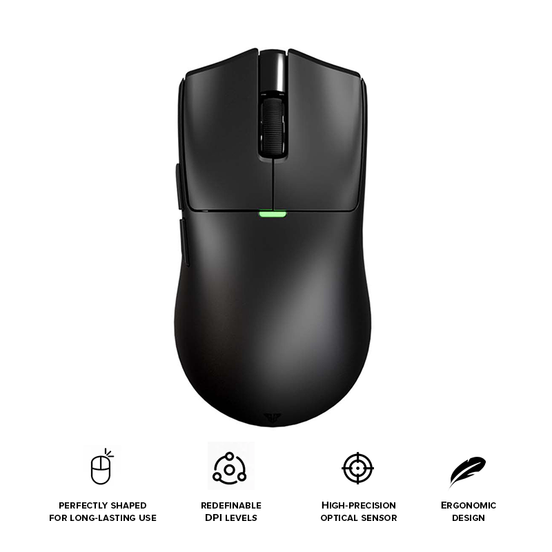 Fantech WG13E Tanto E Tri-mode Wireless Gaming Mouse Black