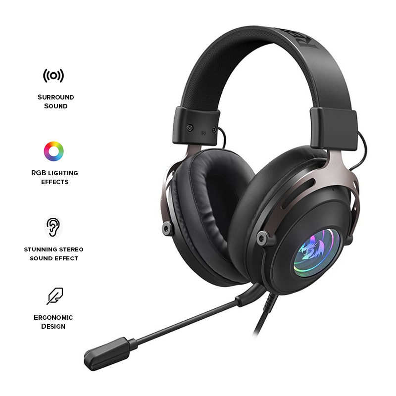 Redragon Arrorain Lite Headset Black (H389)