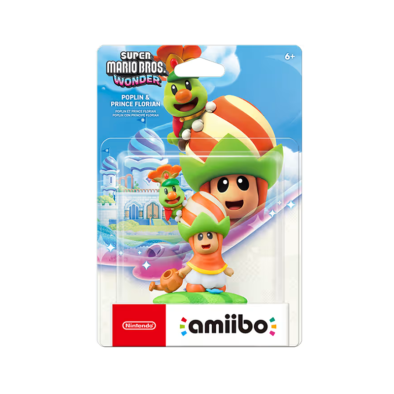 Nintendo Amiibo Poplin & Prince Florian [Super Mario Bros. Wonder Series] JPN
