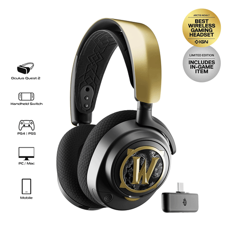 Steelseries Arctis Nova 7 Wireless Gaming Headset World of Warcraft Edition [HS61558]