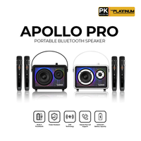 Platinum Karaoke APOLLO PRO Portable Bluetooth Speaker