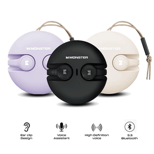 Monster XKT21 Bone Conduction Earphones Wireless Ear Clip Freeclip