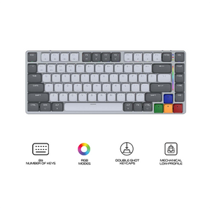 Fantech MK915 Super Maxfit Air83 Low Profile Gaming Keyboard Grey