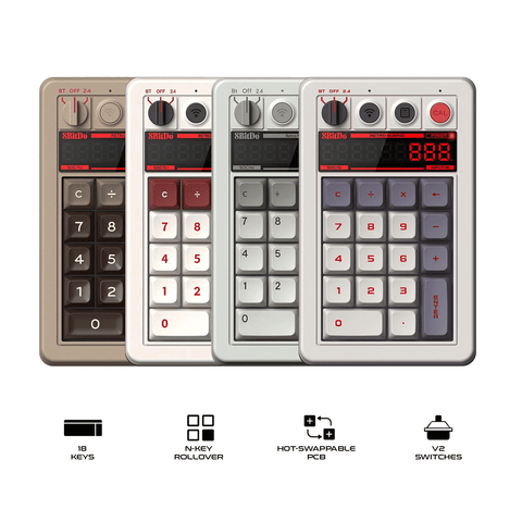 8BitDo Retro 18 Mechanical Numpad