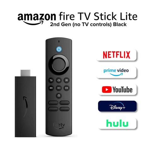 Amazon Fire TV Stick Lite 2nd Gen (no TV controls) Black