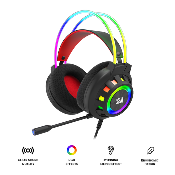 Redragon Circa Wired Gaming Headset Black (H281)