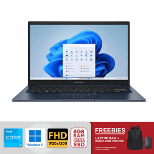 ASUS Vivobook 14" Full HD Intel Core i3-1315U 8GB RAM / 128GB SSD, Win 11 Home Quiet Blue
