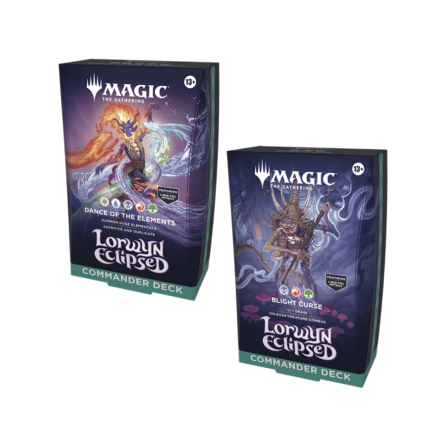 Magic The Gathering: Lorwyn Eclipsed (ECL) Commander Display (Set of 2)