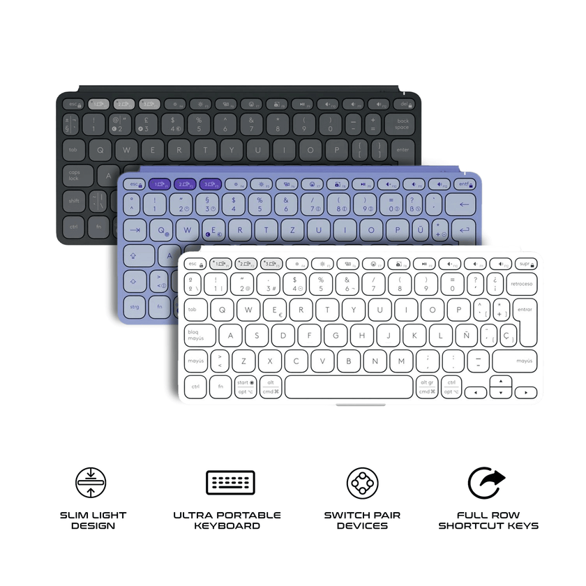 Logitech Keys To Go Logitech Keys-To-Go 2 Universal Ultra Portable Wireless Keyboard With