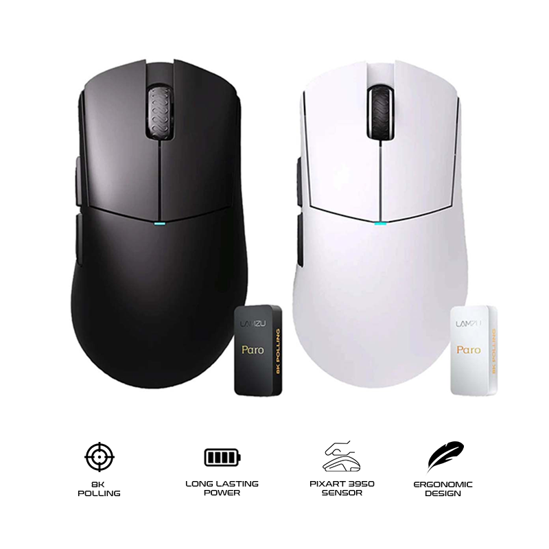 Lamzu Paro Aurora Superlight 8K Wireless Gaming Mouse
