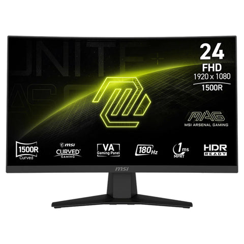 MSI MAG 244C 23.6" FHD (1920x1080) 180Hz VA Curved Gaming Monitor