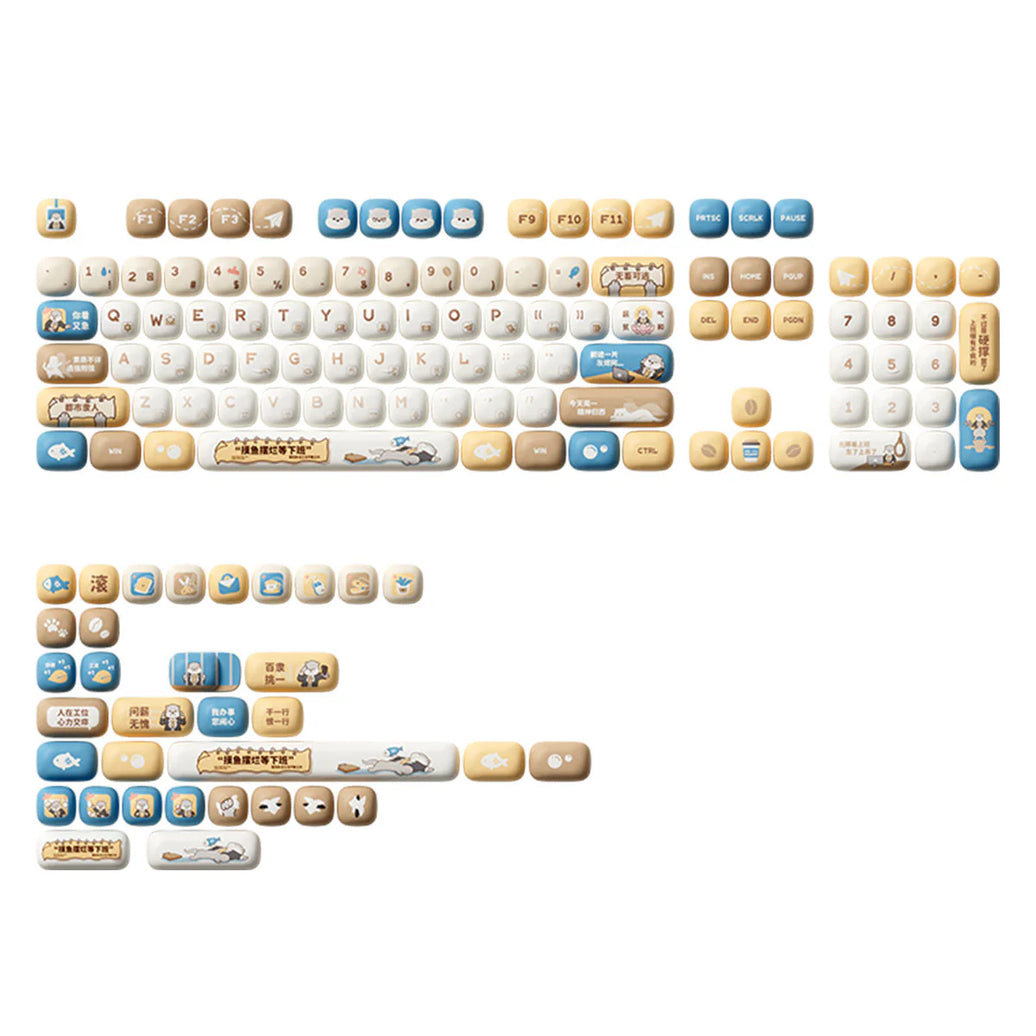 Akko Otter Hustle Keycap Set MOG Profile 138 Keys