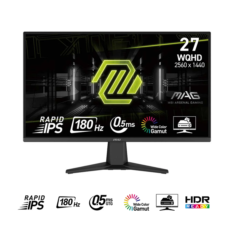 MSI MAG 275QF 27"WQHD (2560x1440) 180Hz IPS Gaming Monitor