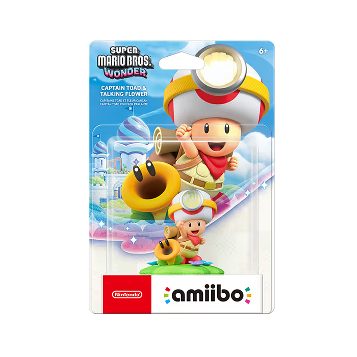 Nintendo Amiibo Captain Toad & Talking Flower [Super Mario Bros. Wonder Series] JPN
