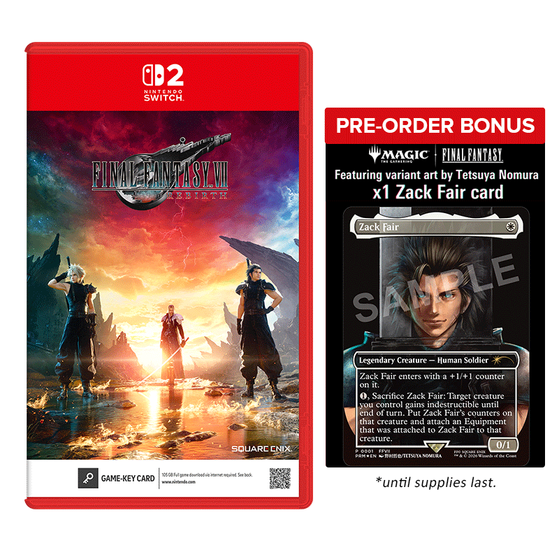 Nintendo Switch 2 Final Fantasy VII Rebirth (Game Key Card)