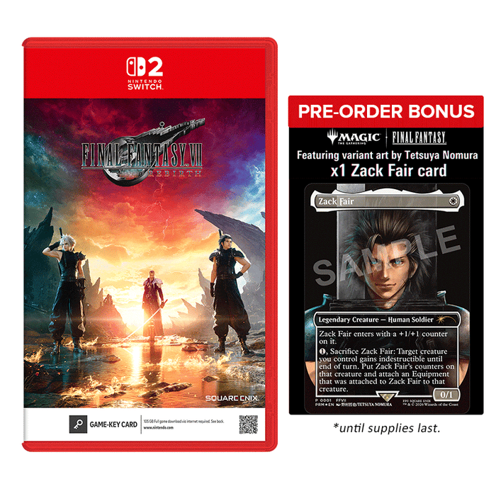 Nintendo Switch 2 Final Fantasy VII Rebirth (Game Key Card)