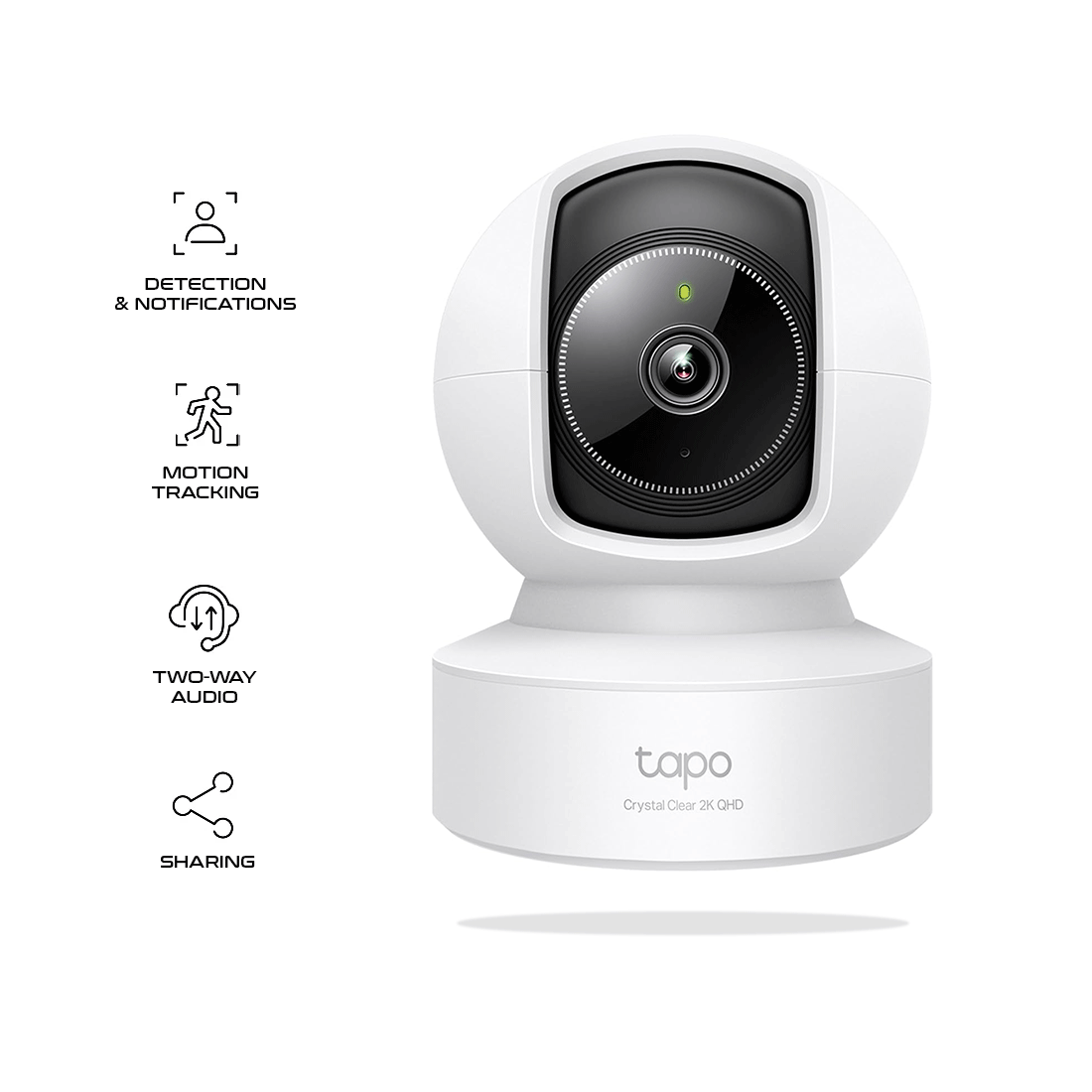 TP-Link Tapo C222 2K QHD Pan/Tilt AI Home Security Wi-Fi Camera