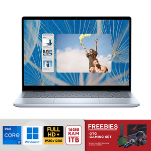 Dell Inspiron 14" FHD+ 2-in-1 Intel Core 7 150U 16GB DDR5 RAM 1TB SSD Intel Graphics Win 11 Ice Blue