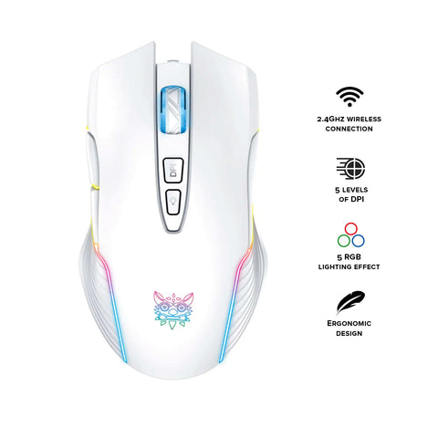 ONIKUMA CW905 2.4G Gaming Mouse (White)