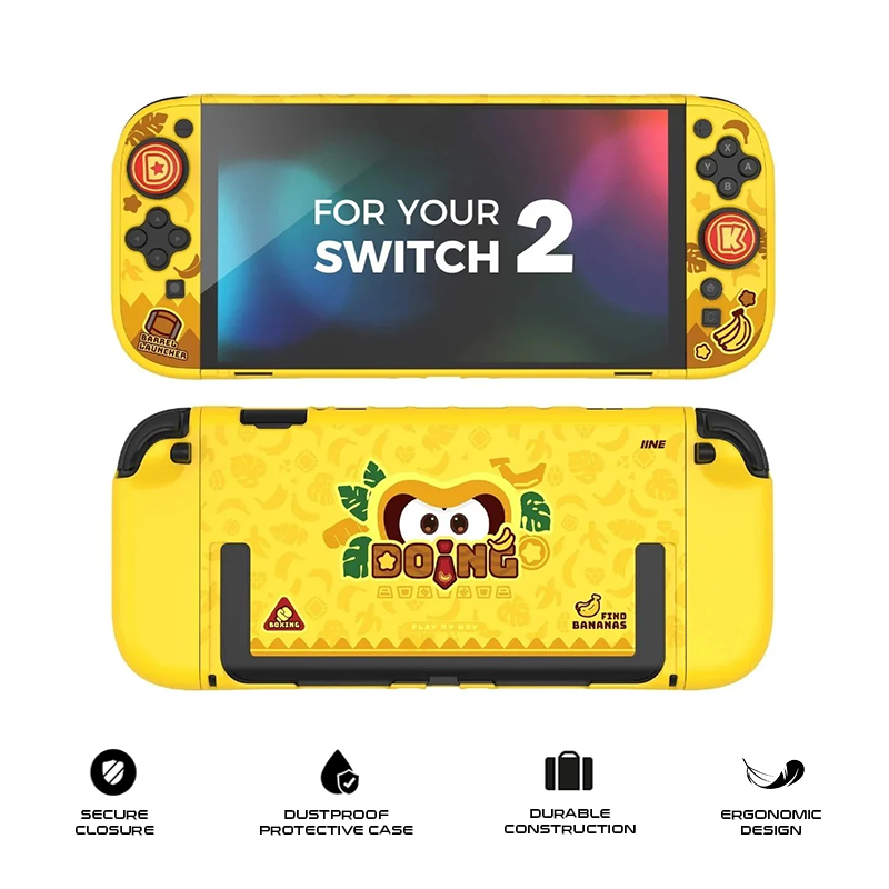 IINE Donkey Kong PC Protective Case Set for Nintendo Switch 2 L1180