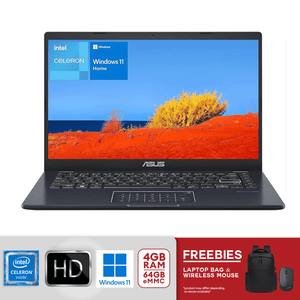 Asus E410K 14" FHD Laptop Celeron N4500 4GB/64GB eMMC Win11