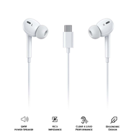 Wekome Wired Earphone Type-C White - YA17