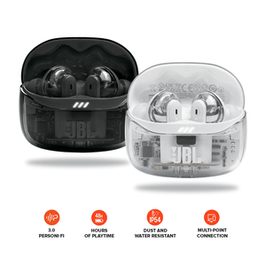 JBL Tune Beam 2 | True Wireless Noise Cancelling Earbuds Ghost Edition