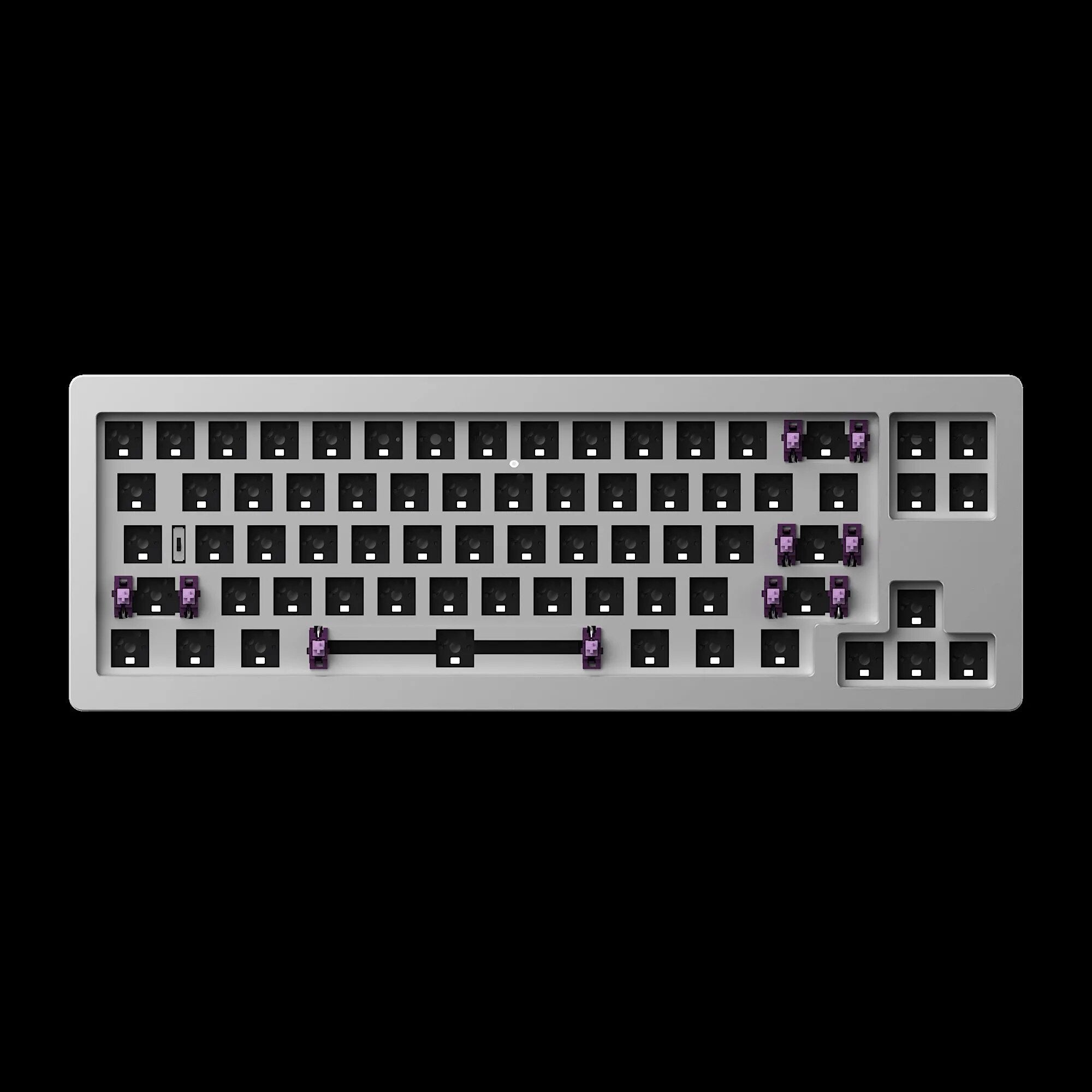 Monsgeek M7W DIY Kit Aluminum Case Multi-Modes RGB Hot-Swappable Mechanical Keyboard