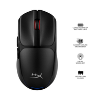HyperX Pulsefire Fuse Wireless Black Gaming Mouse (Black)