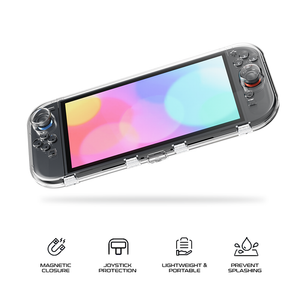 IINE One-Piece Magnetic Transparent Case for Nintendo Switch 2 L1165