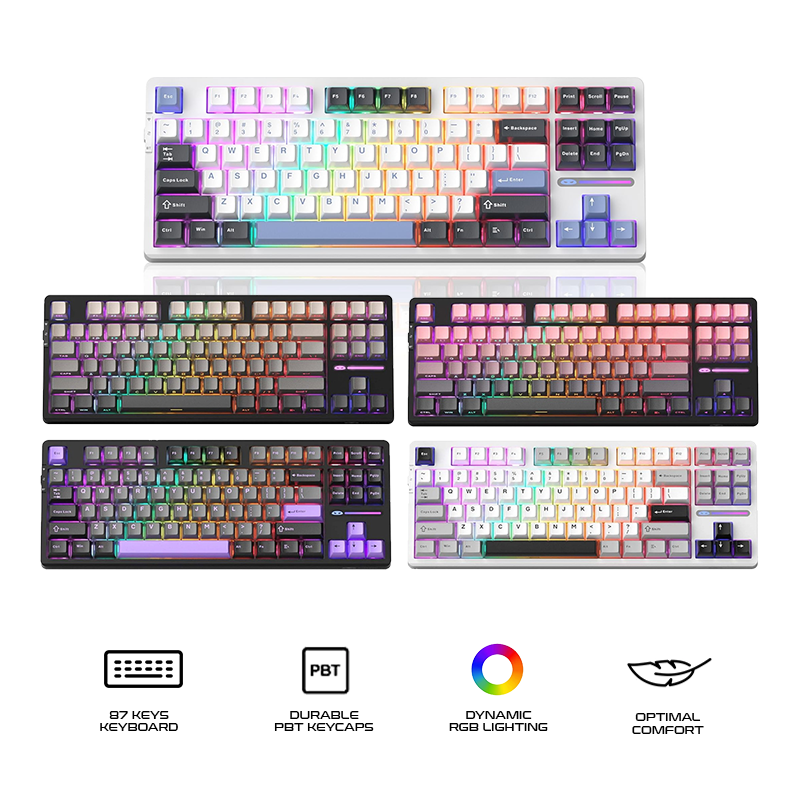 Magegee Light87 87-key Tri-mode 80% layout Mechanical Keyboard