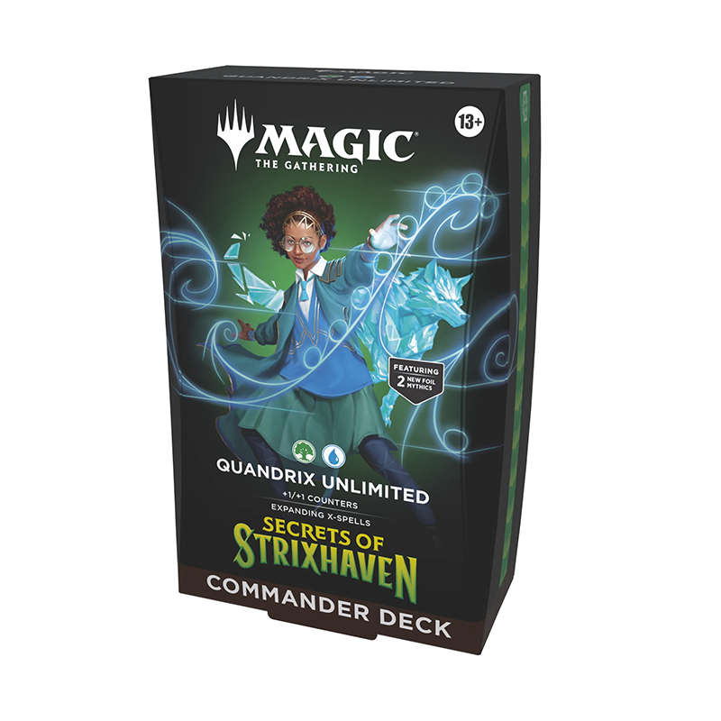 Magic the Gathering: Secrets of Strixhaven (SOS) Quandrix Unlimited Commander Deck