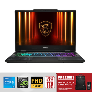 MSI CYBORG 15 B13WFKG-642PH 15.6 i5-13420H  16GB/1TB SSD RTX 5060 Win11