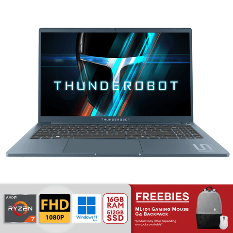 Thunderobot T-Book 15N 15.6" FHD Ryzen 7-5700U 16gb/512gb SSD AMD Radeon Graphics Win11 Pro