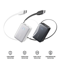 Anker Nano Power Bank 10,000mAh 45W with Built-In Retractable USB-C Cable