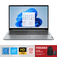 Lenovo Ideapad 1 15.6" HD Intel Celeron N4500 4GB RAM 128GB eMMC Win11 Cloud Grey