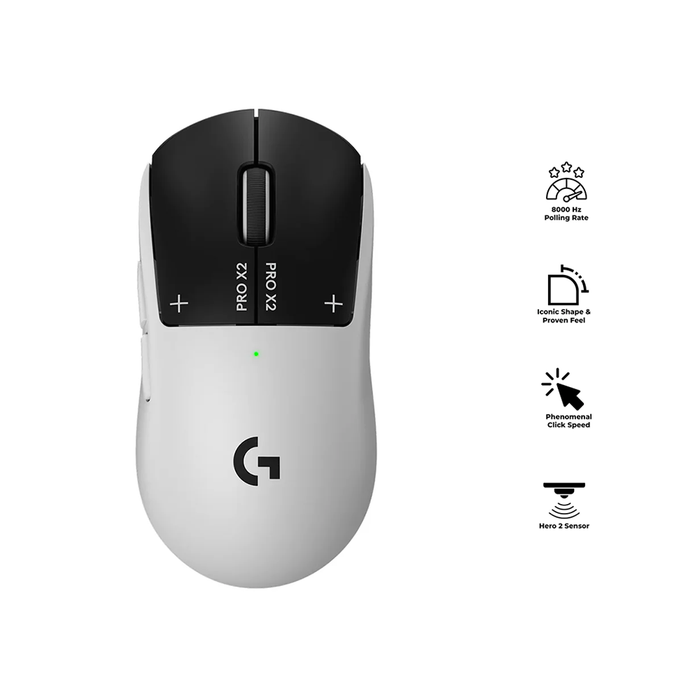 Logitech PRO X2 Superstrike Lightspeed Wireless Gaming Mouse