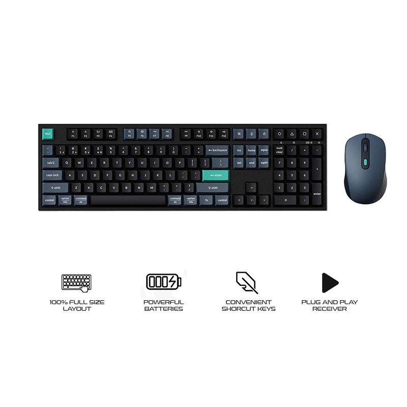 Keychron B36 Keyboard & BM25 Mouse Wireless Combo (KCBD2)