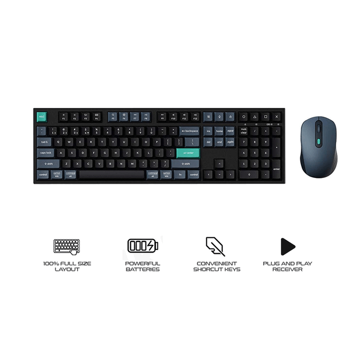 Keychron B36 Keyboard & BM25 Mouse Wireless Combo (KCBD2)